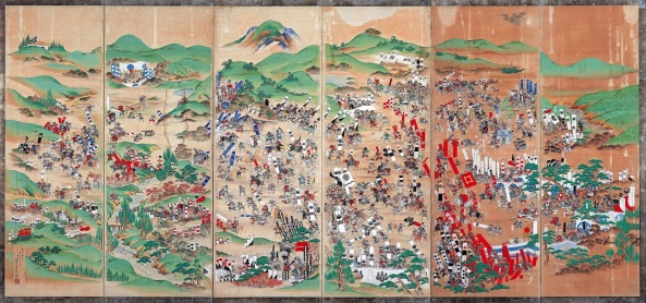 Het leger van de Tokugawa Shogun in actie